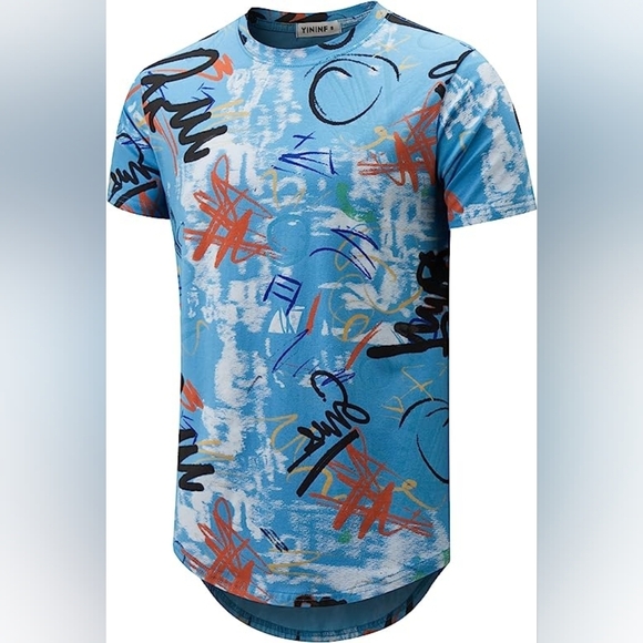 New Men's Graffiti Artwork Shirt Multiple Sizes - Picture 1 of 4